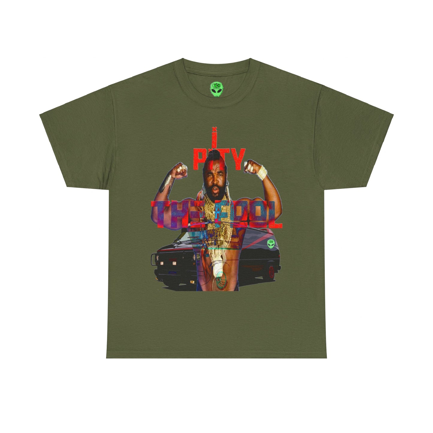 Vintage 80s TV Graphic Tee - Mohawk Icon Quote Streetwear Print (Bachi)