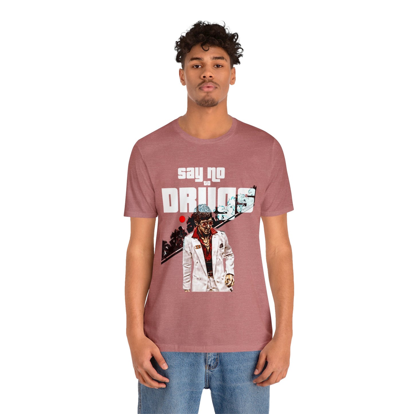 Vintage Graphic Tee - Cult Cinema White Jacket Portrait Print (Bachi)