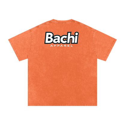 Oversized Graphic Tee - Latin Cinema Icon Streetwear Print (Bachi)