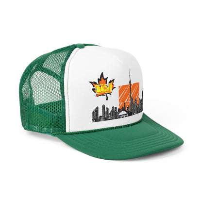 Trucker Cap Hat Bachi 6ix Skyline Printify