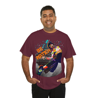 Vintage Martial Arts Graphic Tee - Kung Fu Legend Quote Print (Bachi)