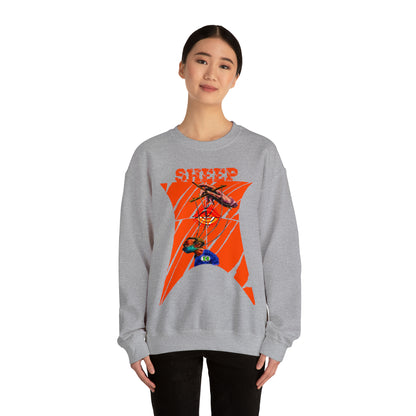 Unisex Sweatshirt Sheep And Puppet
