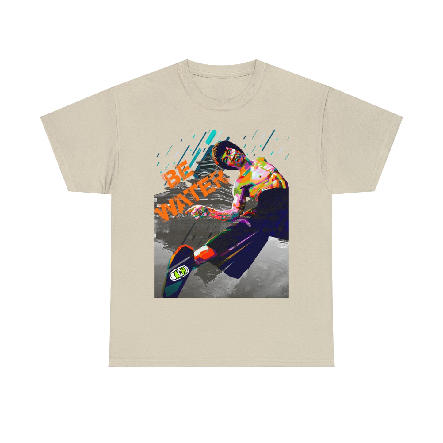 Vintage Martial Arts Graphic Tee - Kung Fu Legend Quote Print (Bachi)