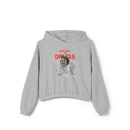 Cinched Hem Graphic Hoodie - Latin Icon Streetwear Print (Bachi)
