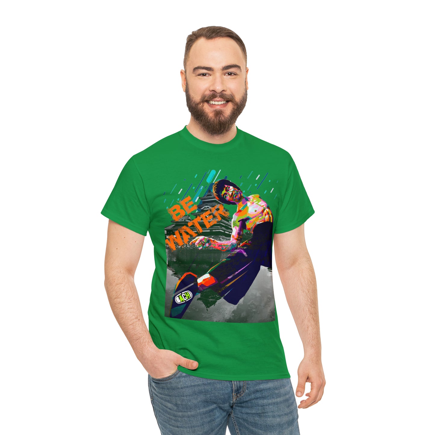 Vintage Martial Arts Graphic Tee - Kung Fu Legend Quote Print (Bachi)