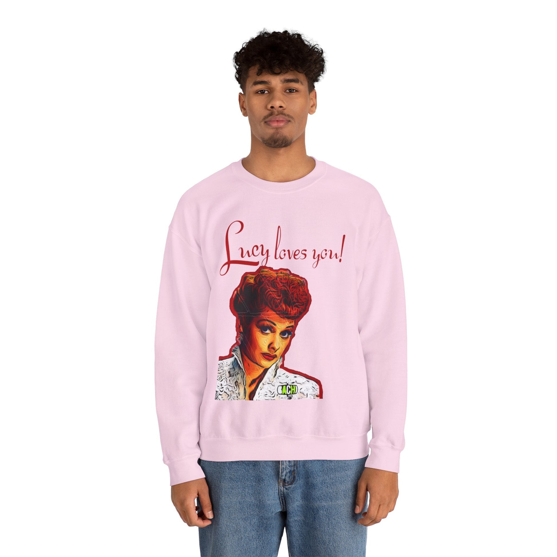 Unisex Sweatshirt Lucy Loves You Printify