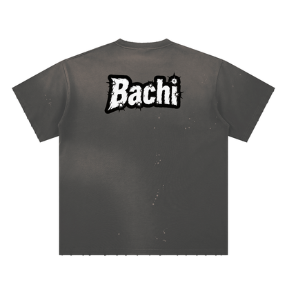 Vintage Graphic Tee - 80s Sci-Fi Cinema Parody Streetwear Print (Bachi)