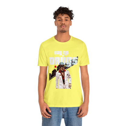 Vintage Graphic Tee - Cult Cinema White Jacket Portrait Print (Bachi)