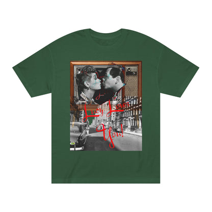Vintage Sitcom Couple Graphic Tee - Retro TV Streetwear Print (Bachi)