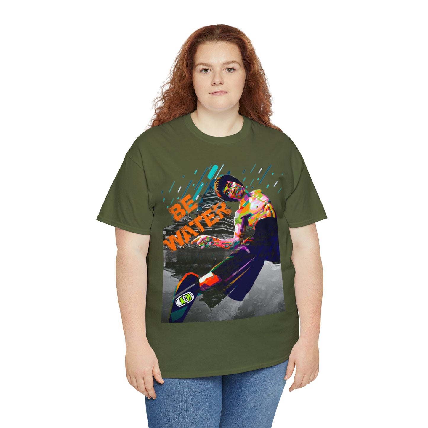 Vintage Martial Arts Graphic Tee - Kung Fu Legend Quote Print (Bachi)