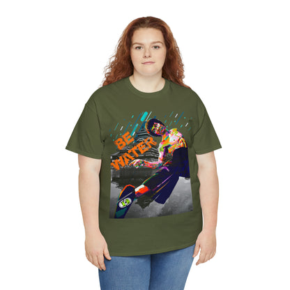 Vintage Martial Arts Graphic Tee - Kung Fu Legend Quote Print (Bachi)