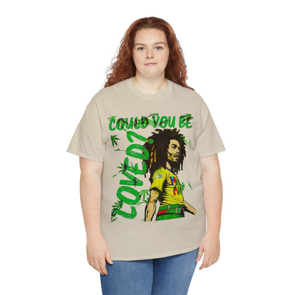 Oversized Graphic Tee - Reggae Legend Portrait Streetwear Print (Bachi)