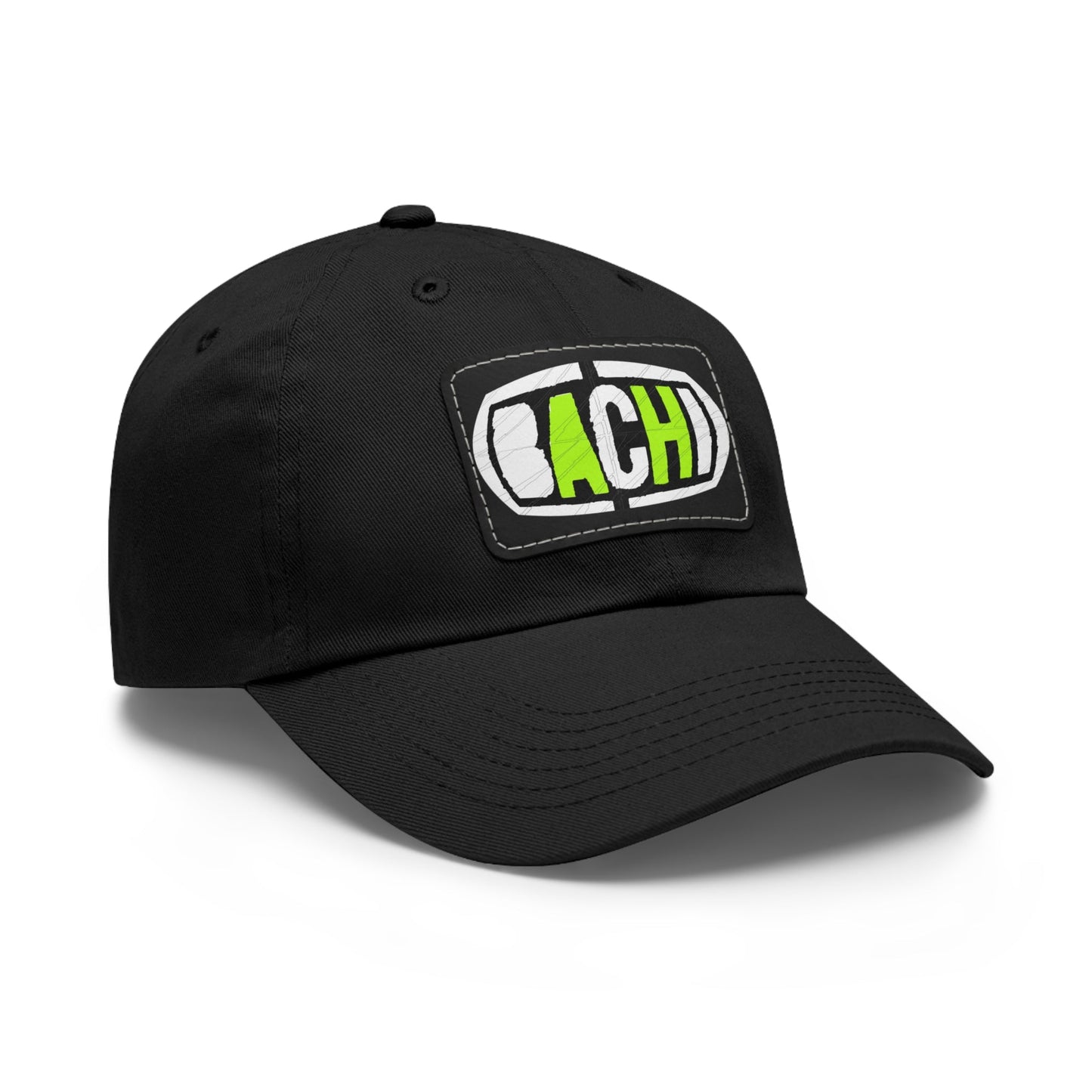 Leather Patch Hat Bachi Printify