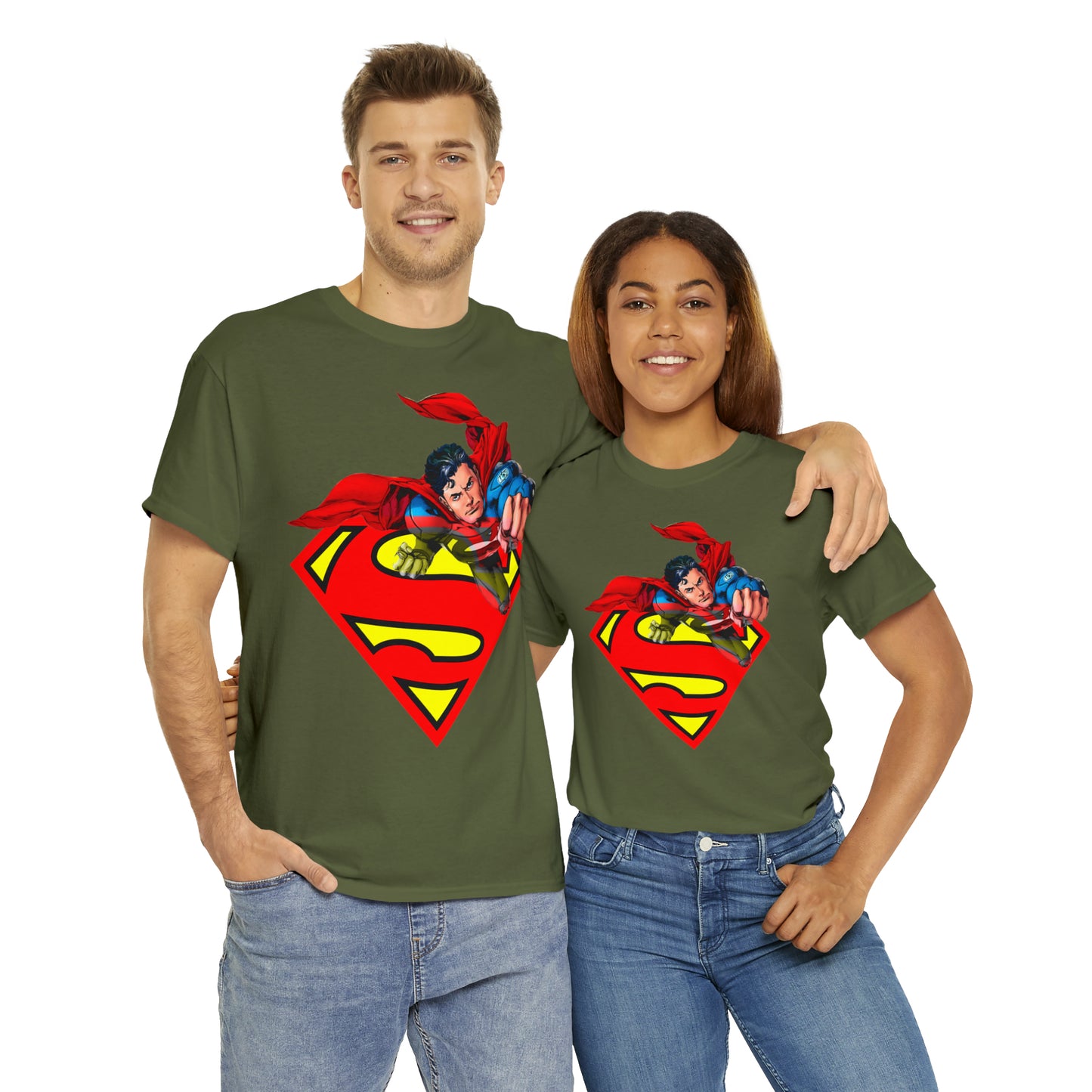 Vintage Comic Hero Graphic Tee - Cape Streetwear Print (Bachi)