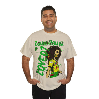 Oversized Graphic Tee - Reggae Legend Portrait Streetwear Print (Bachi)