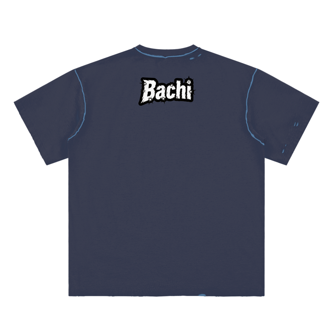 Oversized Graphic Tee - Cult Cinema Quote Streetwear Print (Bachi)