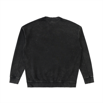 Heavyweight Graphic Sweatshirt - Cult Cinema Quote Streetwear Print (Bachi)