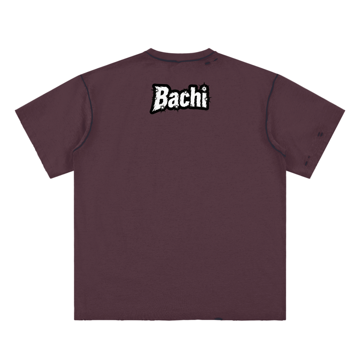 Oversized Graphic Tee - Cult Cinema Quote Streetwear Print (Bachi)