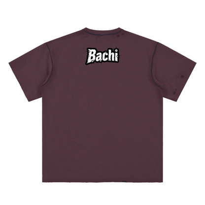 Oversized Graphic Tee - Cult Cinema Quote Streetwear Print (Bachi)