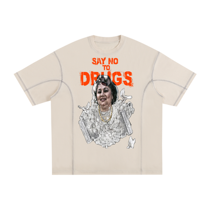 Vintage Graphic Tee - Latin Icon Say No Streetwear Print (Bachi)