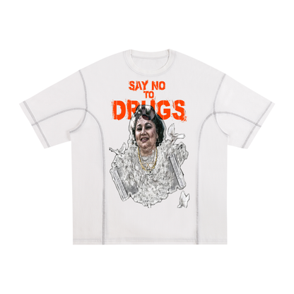 Vintage Graphic Tee - Latin Icon Say No Streetwear Print (Bachi)