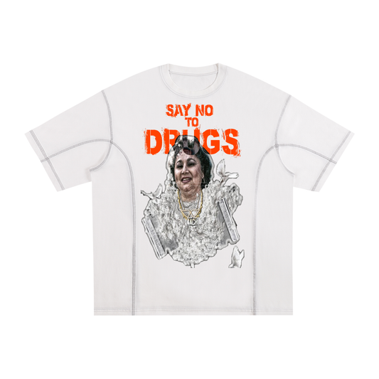 Vintage Graphic Tee - Latin Icon Say No Streetwear Print (Bachi)