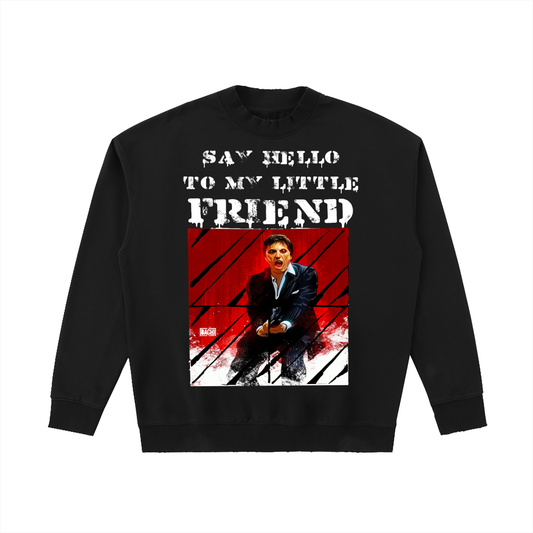 Heavyweight Graphic Sweatshirt - Cult Cinema Quote v2 Streetwear (Bachi)