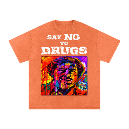 Oversized Graphic Tee - Latin Cinema Icon Streetwear Print (Bachi)