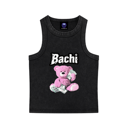 Women Crop Tank Top  Bachi Cash Teddy