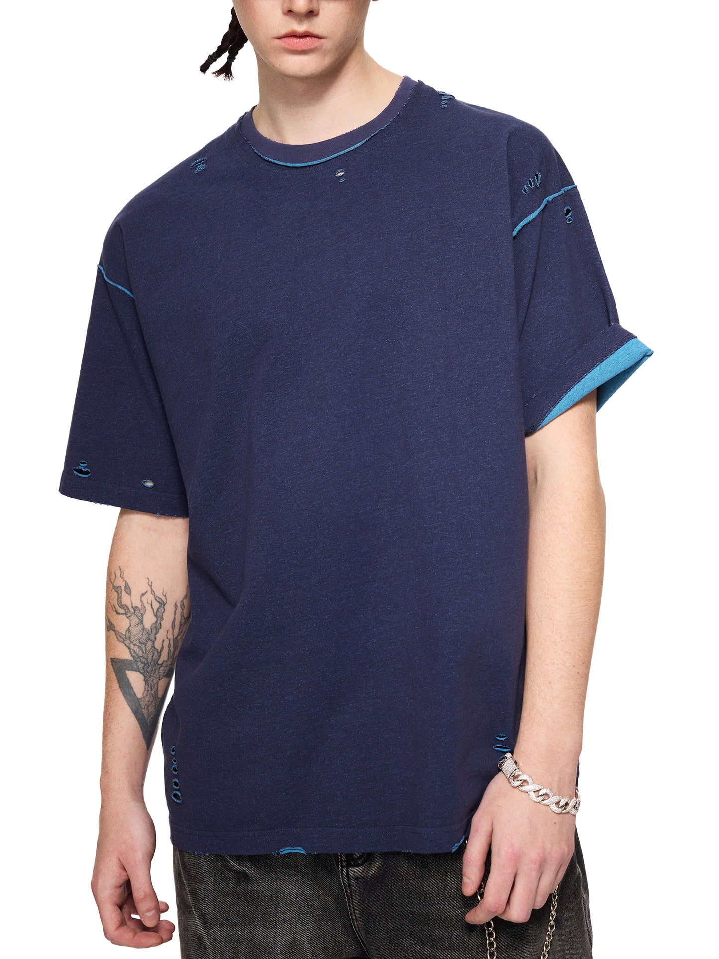 Oversized Graphic Tee - Cult Cinema Quote Streetwear Print (Bachi)
