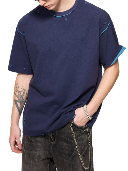Oversized Graphic Tee - Cult Cinema Quote Streetwear Print (Bachi)