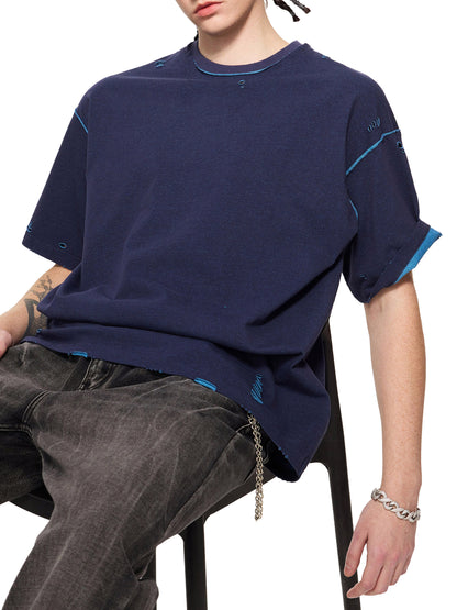 Oversized Graphic Tee - Cult Cinema Quote Streetwear Print (Bachi)