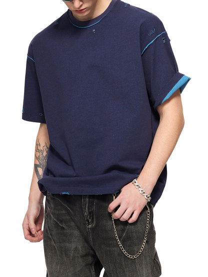 Oversized Graphic Tee - Cult Cinema Quote Streetwear Print (Bachi)