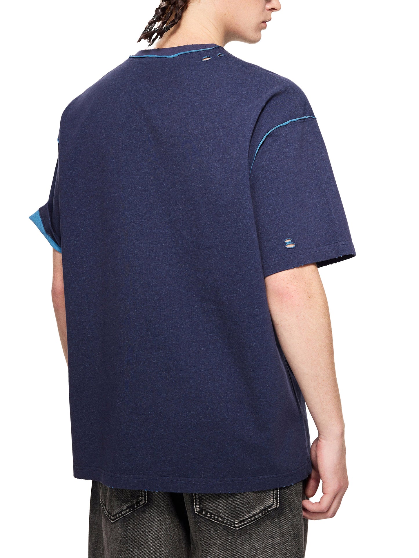 Oversized Graphic Tee - Cult Cinema Quote Streetwear Print (Bachi)