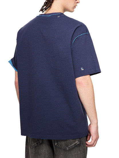 Oversized Graphic Tee - Cult Cinema Quote Streetwear Print (Bachi)