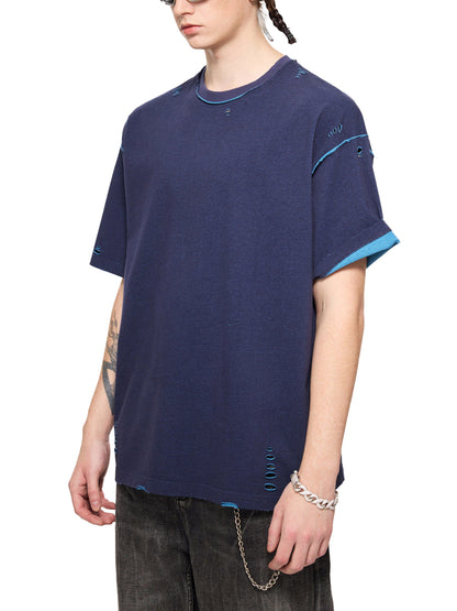 Oversized Graphic Tee - Cult Cinema Quote Streetwear Print (Bachi)