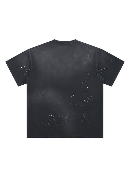 Vintage Graphic Tee - 80s Sci-Fi Cinema Parody Streetwear Print (Bachi)
