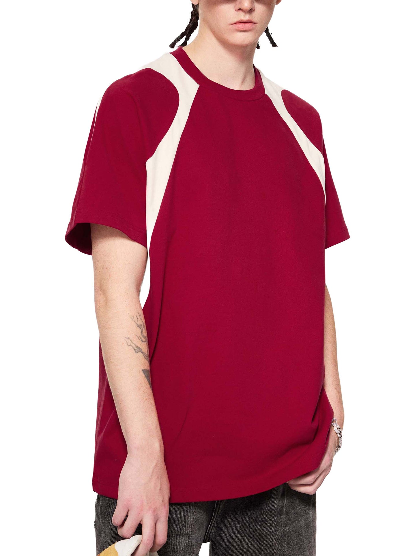 Sci-Fi Saga Panel Cotton Graphic Tee - Streetwear Print (Bachi)