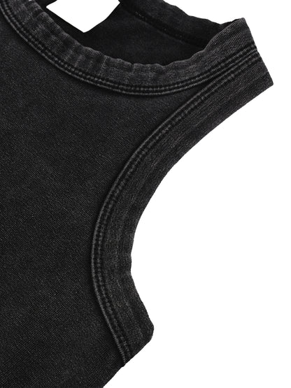 Women Crop Tank Top  Bachi Cash Teddy
