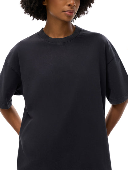 Oversized Graphic Tee - Cult Cinema Quote Streetwear Print (Bachi)