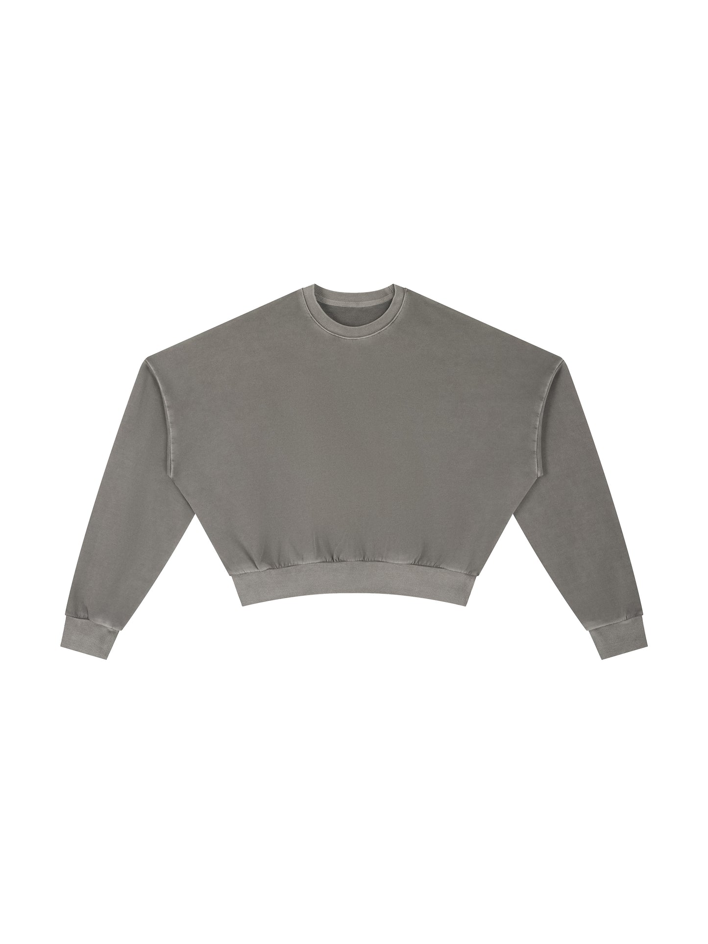Cropped Graphic Sweatshirt - Latin Icon Birds Streetwear Print (Bachi)