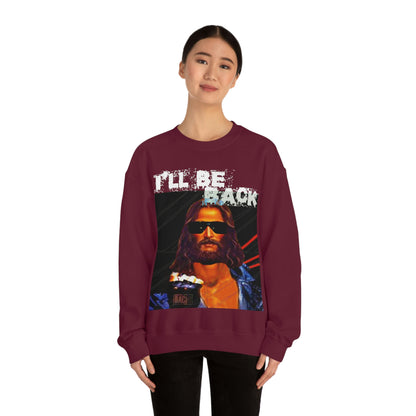 Oversized Graphic Sweatshirt - 80s Sci-Fi Cinema Parody Streetwear (Bachi)