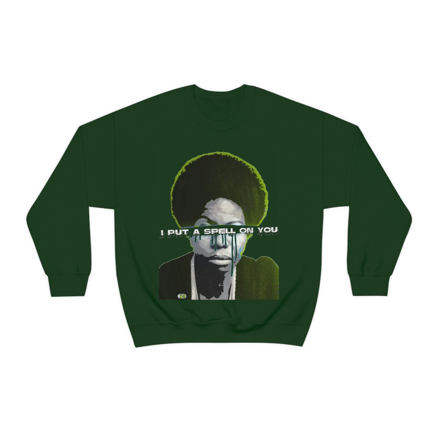 Vintage Soul Music Graphic Sweatshirt - Female Jazz Portrait Print (Bachi)
