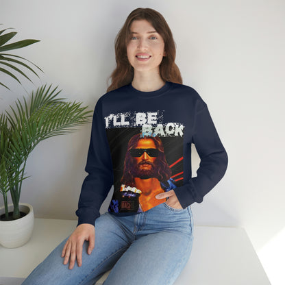 Oversized Graphic Sweatshirt - 80s Sci-Fi Cinema Parody Streetwear (Bachi)