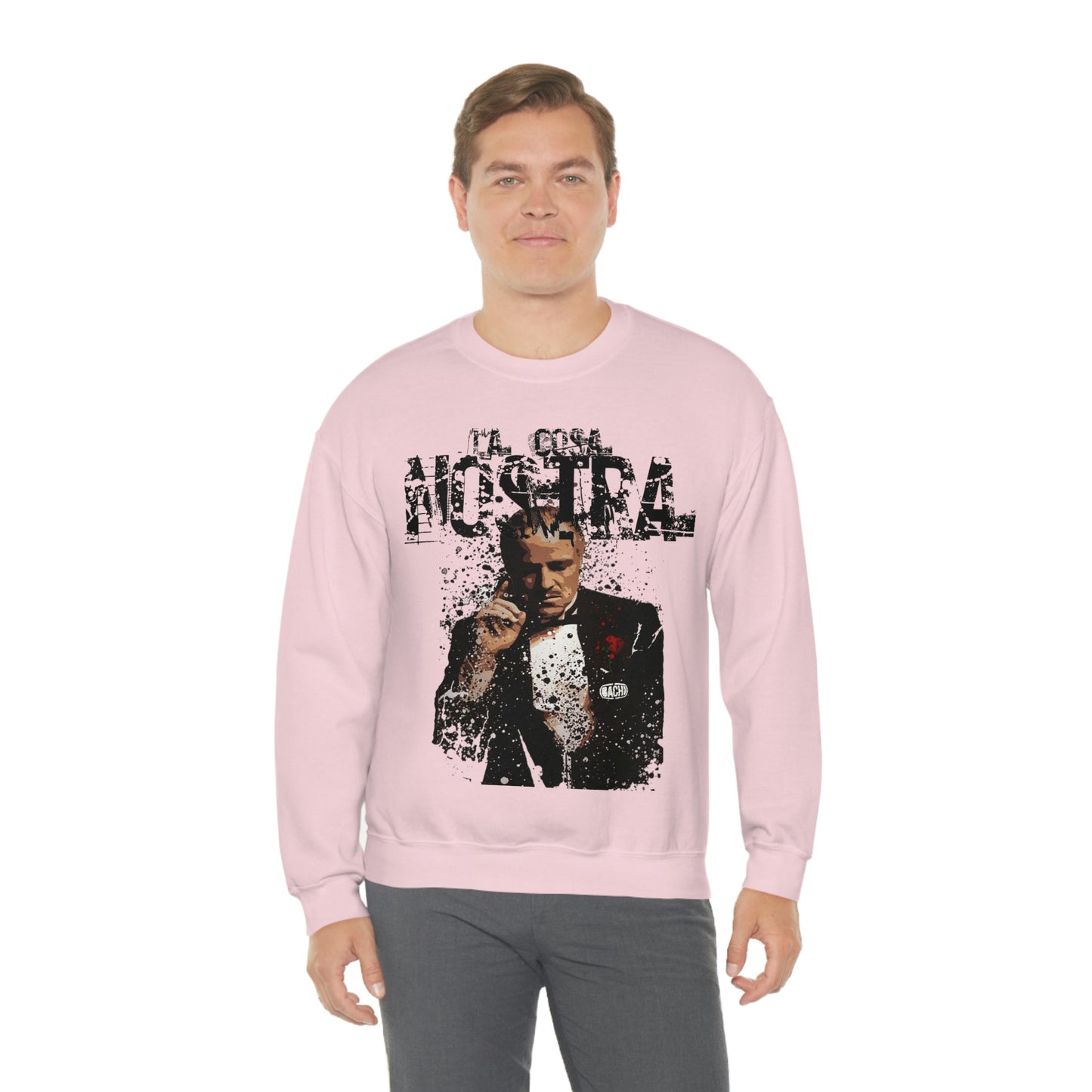Heavyweight Vintage Sweatshirt - Mafia Cinema Graphic Streetwear (Bachi)