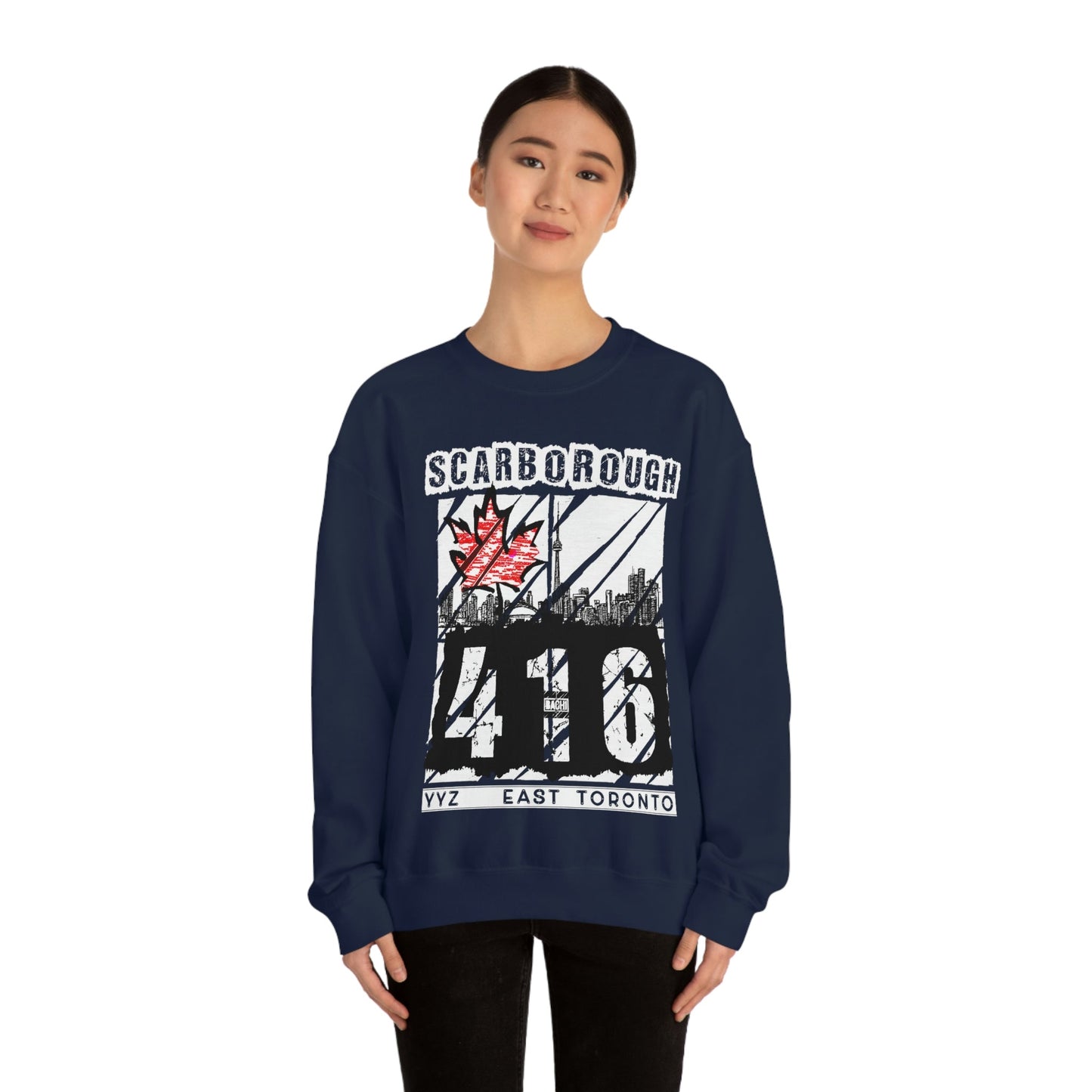 Unisex Sweatshirt Scarborough 416 Toronto Printify