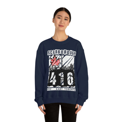 Unisex Sweatshirt Scarborough 416 Toronto Printify