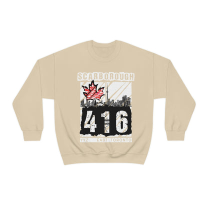 Unisex Sweatshirt Scarborough 416 Toronto Printify