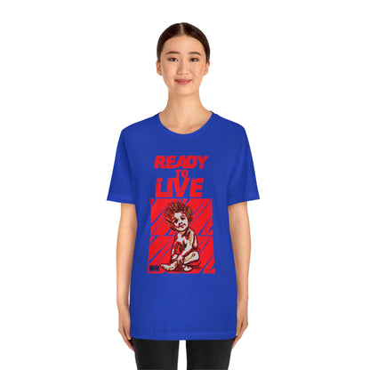 Unisex T-shirt Ready To Live In Red