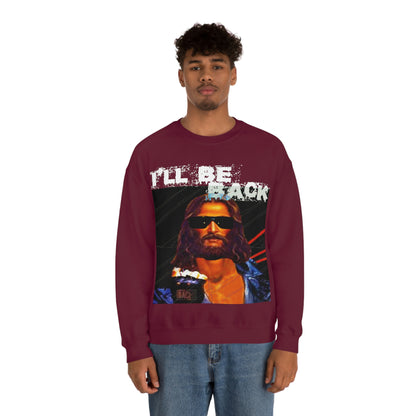 Oversized Graphic Sweatshirt - 80s Sci-Fi Cinema Parody Streetwear (Bachi)